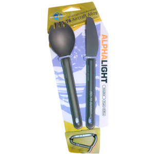 Нож + Ложка-вилка Sea To Summit Alpha Light Cutlery Set 2pc Knife, Spork ACUTALSET2 (9327868019427) в Виннице