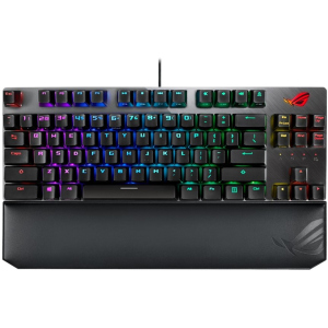 Клавіатура провідна Asus ROG Strix Scope TKL Deluxe Cherry MX Silent Red RGB USB (90MP00N5-BKRA00) ТОП в Вінниці