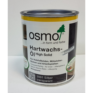 Масло с твердым воском OSMO HARTWACHS - ÖL Silber|Gold Effekt 3091 ( серебро ) 0.75 л. лучшая модель в Виннице