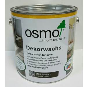 Цветное масло OSMO DEKORWACHS Intensive töne 3169 – черное, 2.5 л. рейтинг