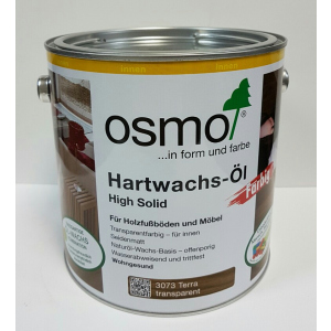 Масло с твердым воском цветное прозрачное OSMO HARTWACHS-ÖL Farbig 3073 - (терра) 2.5 л. в Виннице