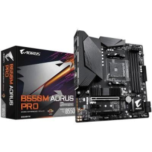 Материнская плата Gigabyte B550M AORUS PRO AM4 mATX (B550M AORUS PRO) Over-Stock лучшая модель в Виннице