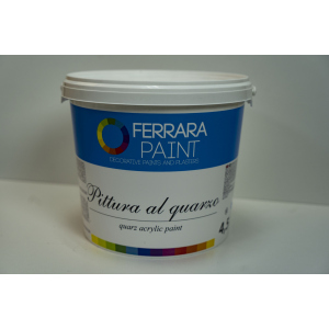 Кварцевая краска-грунт Pittura al quarzo Ferrara Paint 4.5 л ТОП в Виннице