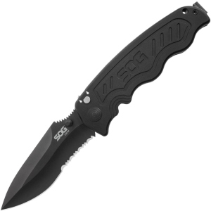 Карманный нож SOG Zoom Serr ZM1016-BX Black рейтинг