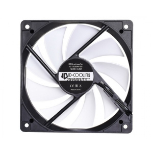 Вентилятор ID-Cooling FL-12025, 120 x 120 x 25мм, 3-pin, черный с белым ТОП в Виннице