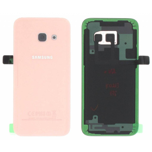 Задняя крышка для Samsung A320 (A3 2017) Pink, GH82-13629D Service Original