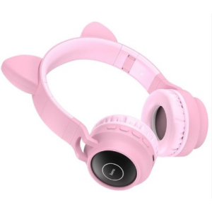 Навушники бездротові Hoco W27 Cat ear pink ТОП в Вінниці