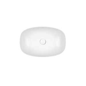 Раковина-чаша Qtap Cardinal 600х380 White з донним клапаном QT04117060TW краща модель в Вінниці