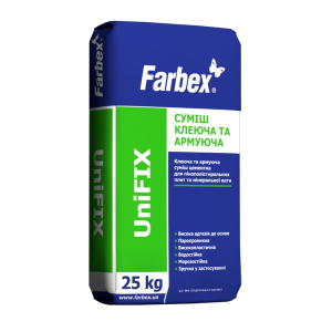 Смесь клеящая и армирующая UniFix ТМ "Farbex" 25кг