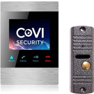 Комплект відеодомофону CoVi Security HD-06M-S + V-60 Silver (00285531) надійний