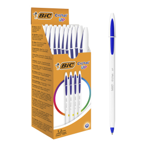 Набір кулькових ручок BIC Cristal Up Синій 1.2 мм 20 шт (3086123494725) ТОП в Вінниці