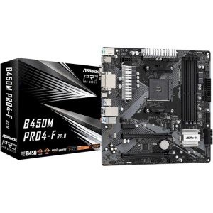 Материнська плата ASROCK B450M Pro4-F R2.0 краща модель в Вінниці