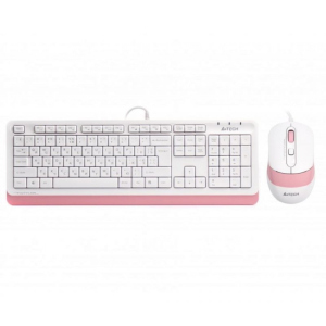 Комплект A4Tech F1010 Pink краща модель в Вінниці