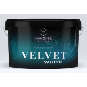 Перламутрова штукатурка фактурна Imagine Decor "Velvet White" 1 кг в Вінниці