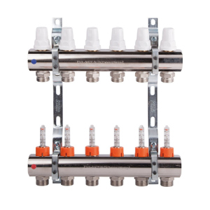 Колектор Icma 1" 6 виходів, з витратоміром №K013 ТОП в Вінниці