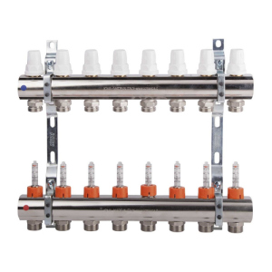 Колектор Icma 1"8 виходів, з витратоміром №K013 в Вінниці