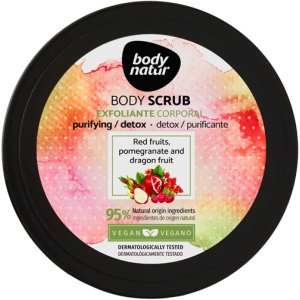 Скраб для тіла Body Natur Body Scrub Pomegranate and Dragon fruit 200 мл (8414719408095) ТОП в Вінниці