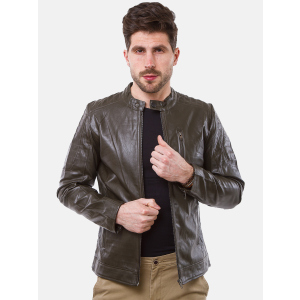 Куртка из искусственной кожи Remix 2671 M Коричневая (2950006499347) лучшая модель в Виннице