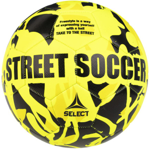 М'яч футбольний Select Street Soccer (102) №4.5 Yellow-Black (5703543232895) краща модель в Вінниці