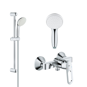 Змішувач для душу з душовим гарнітуром GROHE BauLoop 26129002 (2334000+26162001) ТОП в Вінниці