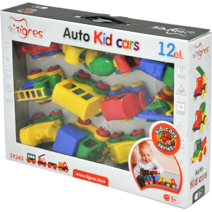 Набор авто Tigres Kid cars 12 шт (39243) ТОП в Виннице