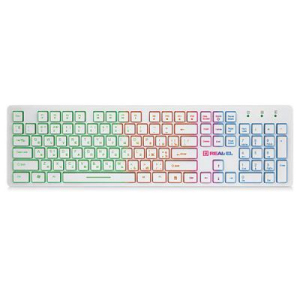 Клавіатура REAL-EL 7070 Comfort Backlit, white