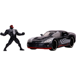 Машина металлическая Jada Марвел Человека-Паук Dodge Viper SRT10 (2008) + фигурка Венома 1:24 (253225015) (4006333070457) лучшая модель в Виннице