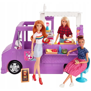 Игровой набор Barbie Фургончик с пищей (GMW07)