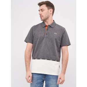 Поло Lacoste YH1539-H17 M (T4) Gray/White (3614039997339) в Вінниці