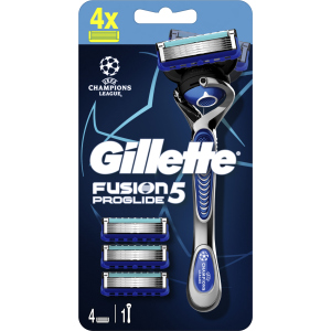 хорошая модель Станок для бритья мужской (Бритва) Gillette Fusion5 ProGlide c 4 cменными картриджами (7702018396825)