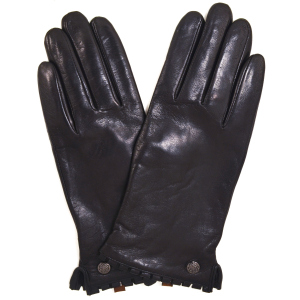 Жіночі рукавички шкіряні Sergio Torri 580 ш6.5 Чорні (2000000021621) в Вінниці