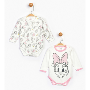 купити Боді Disney Minnie Mouse MN16077 80-86 см 2 шт Біло-рожеве (8691109822383)