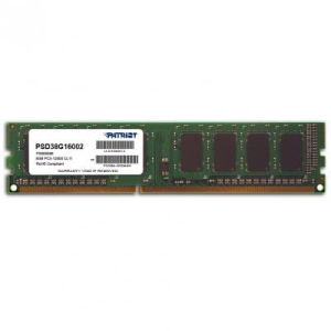 Модуль памяти PATRIOT 8GB [1x8GB 1600MHz DDR3] (PSD38G16002S) (F00152406) лучшая модель в Виннице