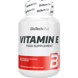 Витамины Biotech Vitamin E 200 100 капсул (5999076225965) ТОП в Виннице