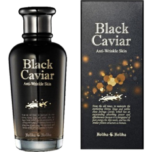 купить Тонер для лица Holika Holika Black Caviar Antiwrinkle Skin Антивозрастной с черной икрой 120 мл (8806334337582)