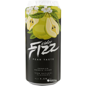 Упаковка сидра Fizz Pear 4.5% 0.5 л x 24 банки (4740098079323) надежный