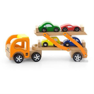 Игрушка Viga Toys "Автотрейлер" (50825) (6934510508258) лучшая модель в Виннице