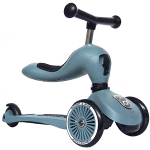 Самокат Scoot and Ride Highwaykick-1 сіро-синій (SR-160629-STEEL) (4897033962711) надійний