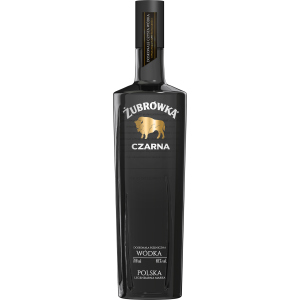 Водка Zubrowka Czarna 0.7 л 40% (5900343010054) лучшая модель в Виннице