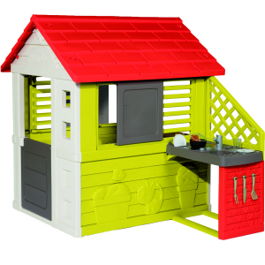 Будиночок Smoby Toys Сонячний з літньою кухнею (810713) (3032168107137) ТОП в Вінниці