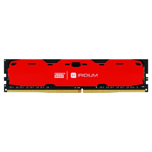 Оперативна пам'ять Goodram DDR4-2400 16384MB PC4-19200 Iridium Red (IR-R2400D464L17/16G) ТОП в Вінниці