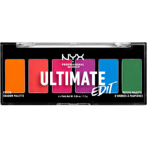 Тіні для повік NYX Professional Makeup Ultimate Edit Pet Shdw Pal 02 Bright 6 Х 1.2 г (800897182588) краща модель в Вінниці