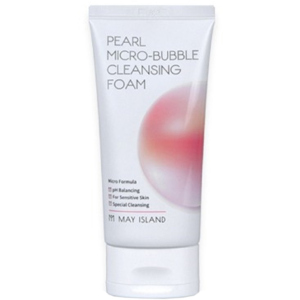 М'яка пінка для вмивання з перлами May Island Pearl Micro-Bubble Cleansing Foam 120 мл (8809515400624) надійний