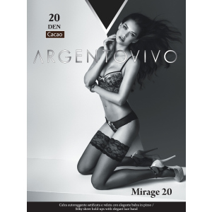 Чулки Argentovivo Mirage 20 Den 3/4 р Caramello (8051403068434) лучшая модель в Виннице