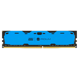 Модуль памяти GOODRAM 8 GB DDR4 2400 MHz Iridium Blue (IR-B2400D464L15S/8GDC) (F00147276) рейтинг